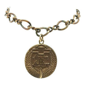 Legion of Leaders 1975 Sterling Dangling Charm Chain Bracelet Vintage